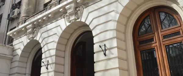La entrada de la sede Medrano de la UTN